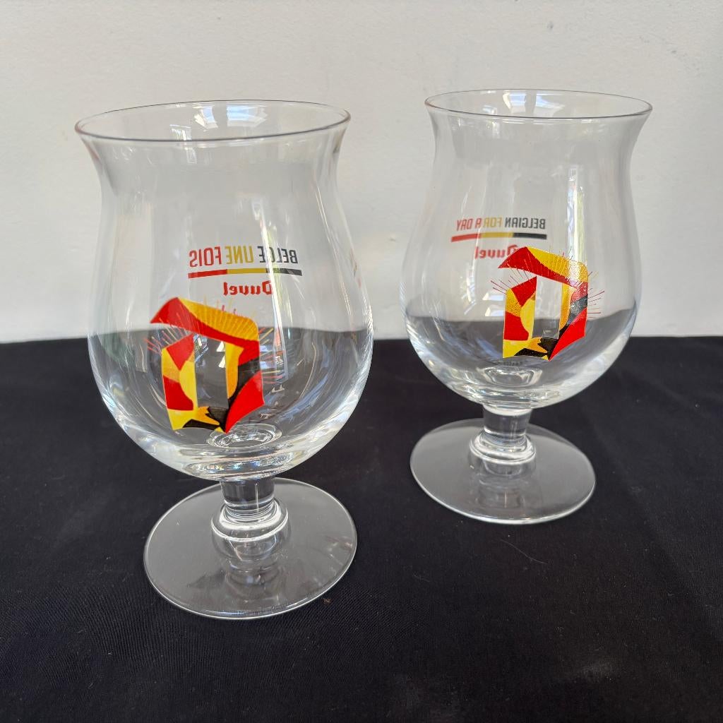 Duvel glazen "Belge Une Fois" & "Belgian For A Day" 2019, Enlèvement ou Envoi, Neuf, Verre ou Verres, Duvel