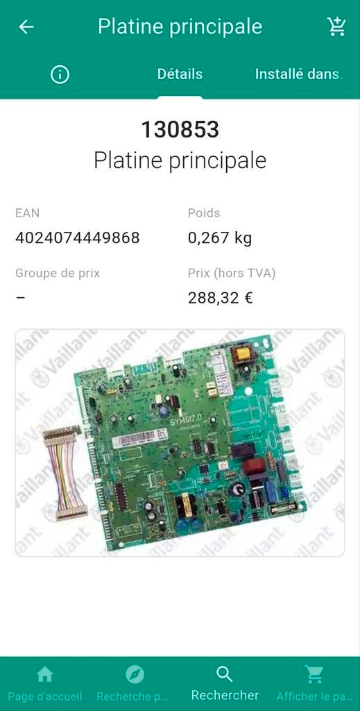Circuit imprimé Vaillant turboMAG/Bulex Opalia F14E1/F17E1, Enlèvement ou Envoi, Neuf