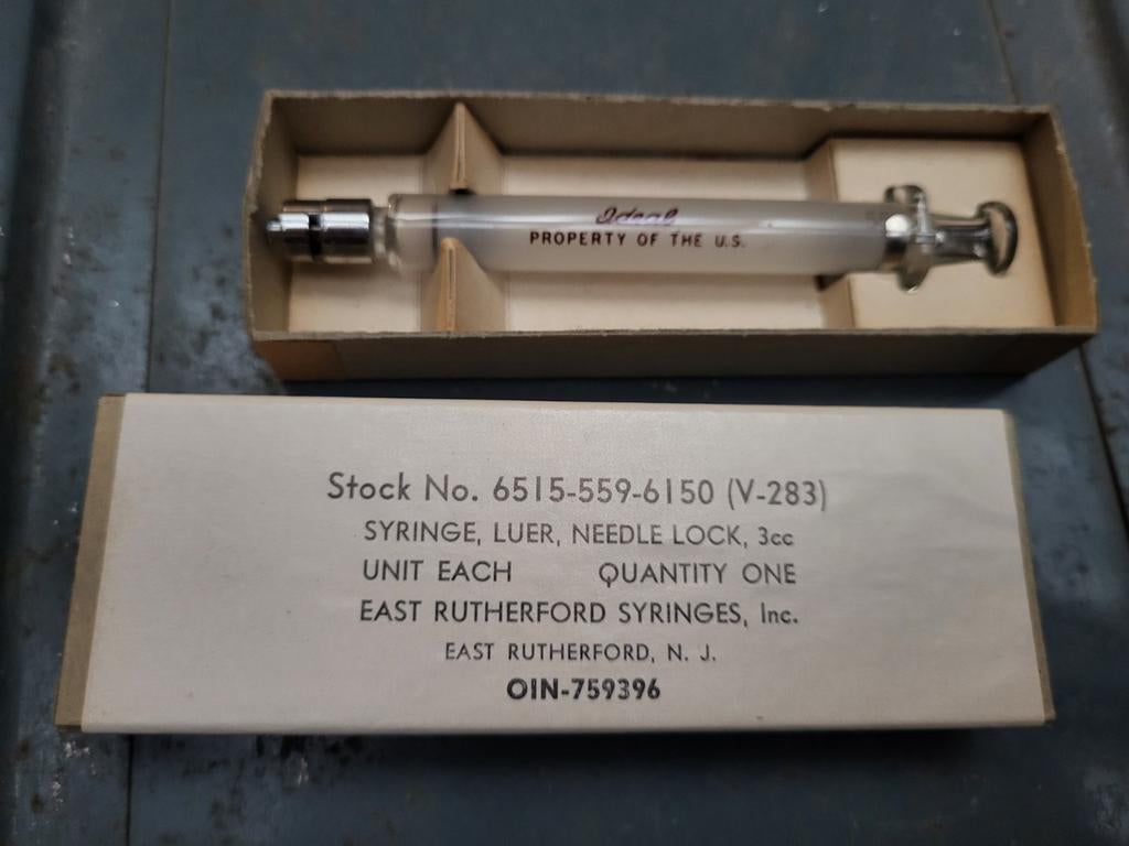 seringue, US période Corée, Collections, Enlèvement ou Envoi