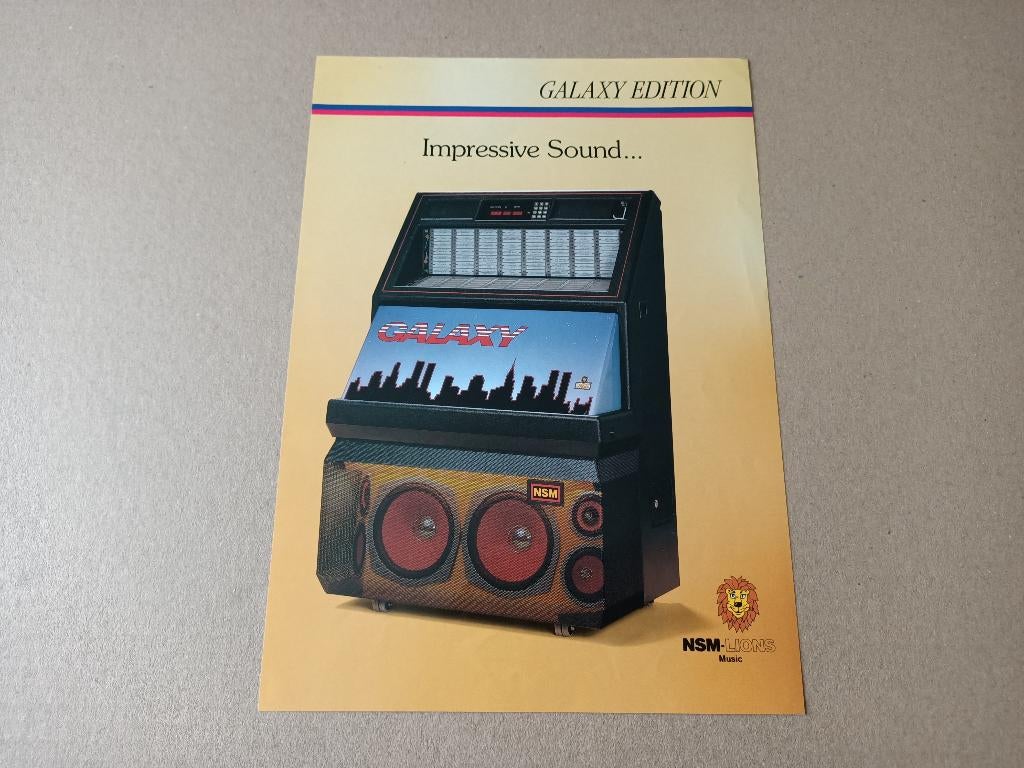 Flyer: NSM Galaxy/ CD (1989) jukebox, Envoi