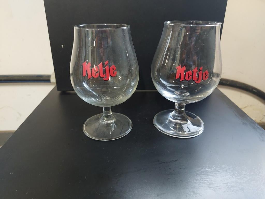 Bierglas Ketje, Verzamelen, Ophalen of Verzenden, Zo goed als nieuw, Bierglas
