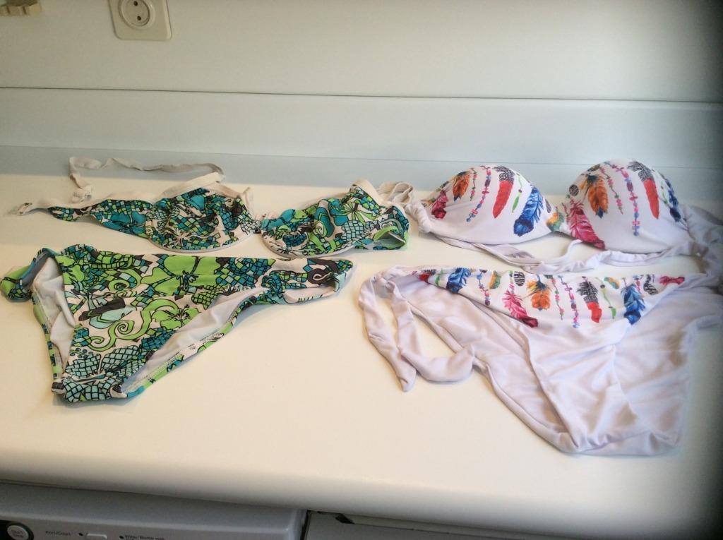Lot Bikini's ( gedragen ), Kleding | Dames, Badmode en Zwemkleding, Ophalen of Verzenden, Gedragen, Bikini
