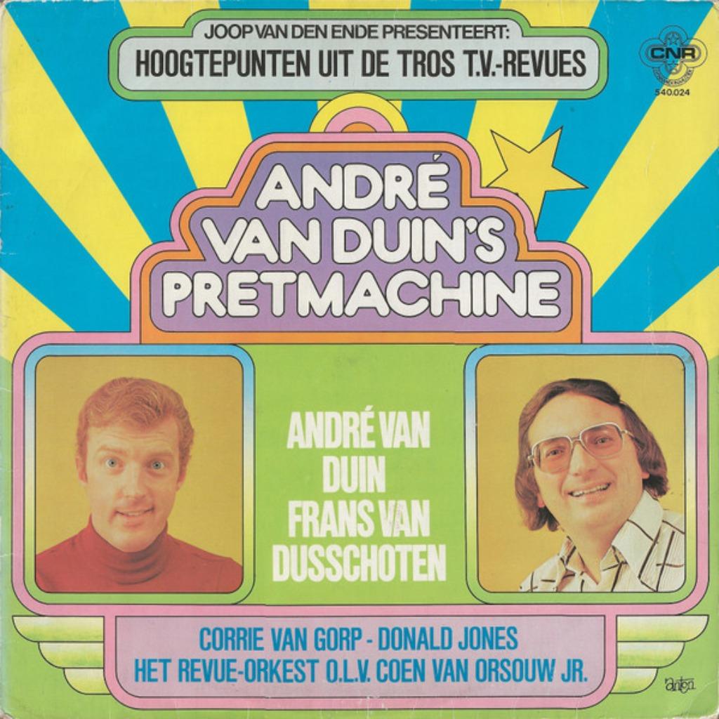 Andre Van Duin's Pretmachine, Cd's en Dvd's, Vinyl | Nederlandstalig, Ophalen of Verzenden, Gebruikt, 12 inch, Overige genres