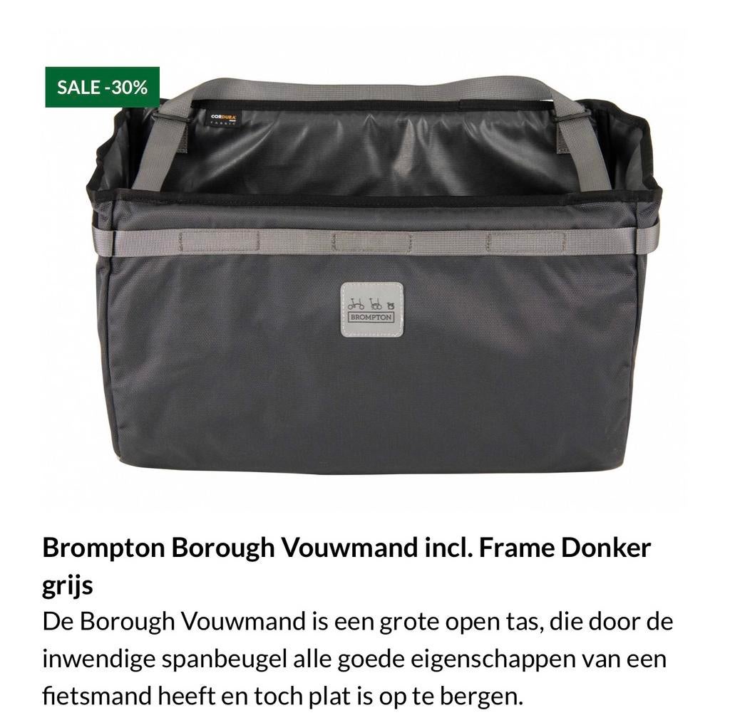 Brompton vouwmand, Fietsen en Brommers, Fietsaccessoires | Fietstassen, Ophalen, Nieuw