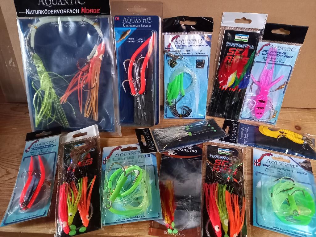 Combi: PILKER SET "NORWAY"+ ONDERLIJN PAKKET...SAMEN €70,-, Ophalen of Verzenden, Complete set