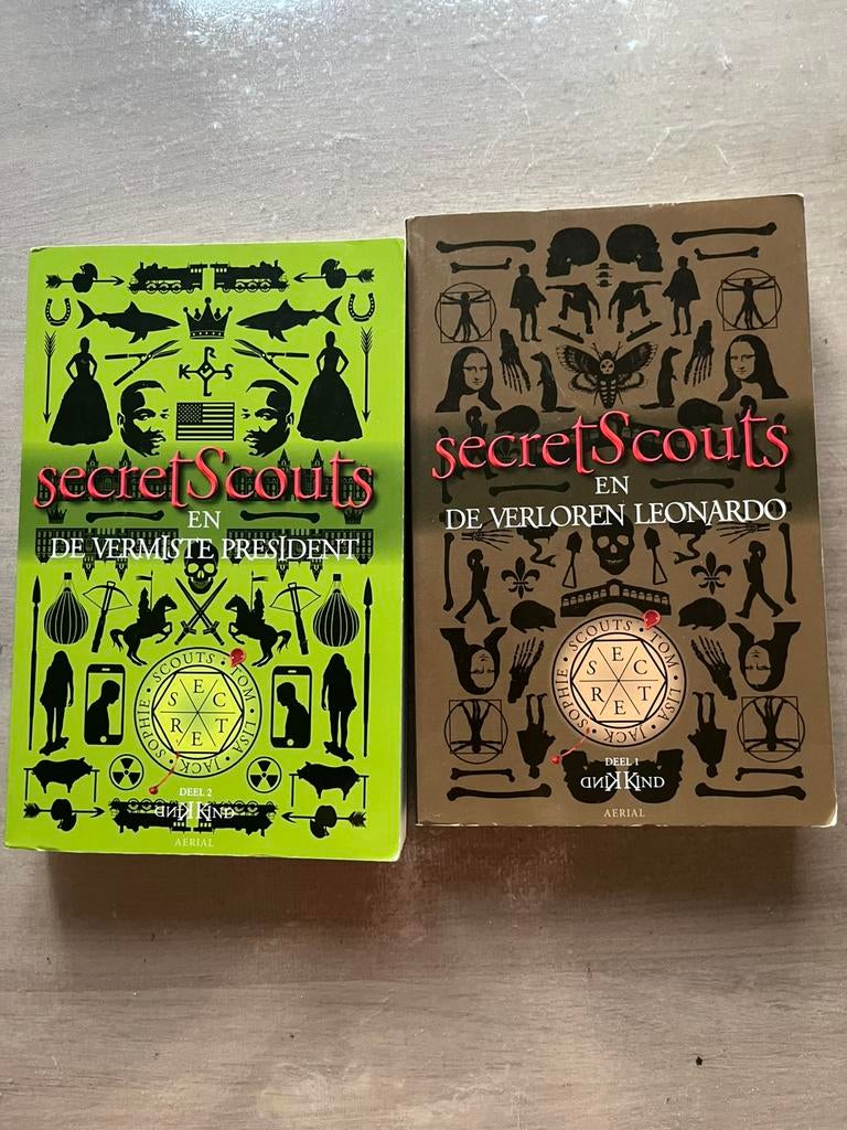 Secrei Scouts 2 mooie Jeugdboeken samen 6€, Ophalen of Verzenden, Zo goed als nieuw