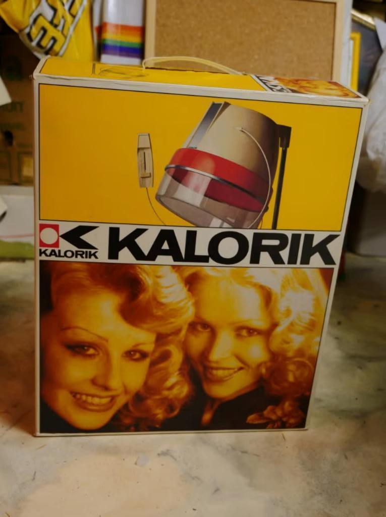 Kalorik vintage haardroger jaren 70 (nieuw), Ophalen of Verzenden, Nieuw, Haarverzorging