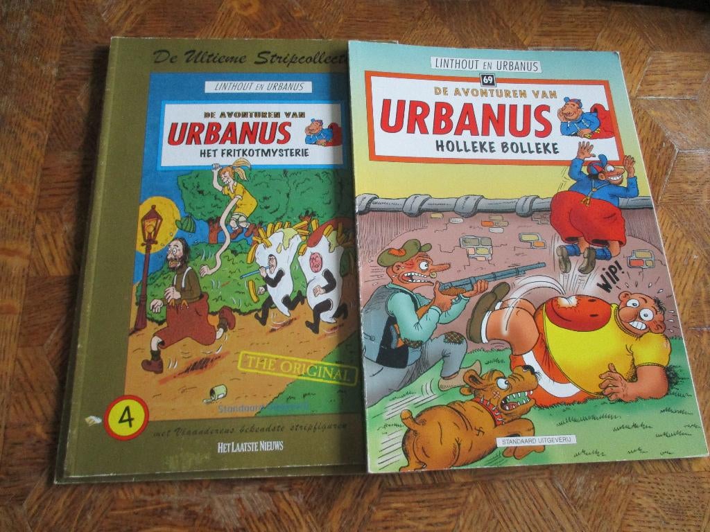 Urbanus N 4 en 69, Boeken, Stripverhalen, Meerdere stripboeken, Verzenden, Gelezen, Linthout en Urbanus
