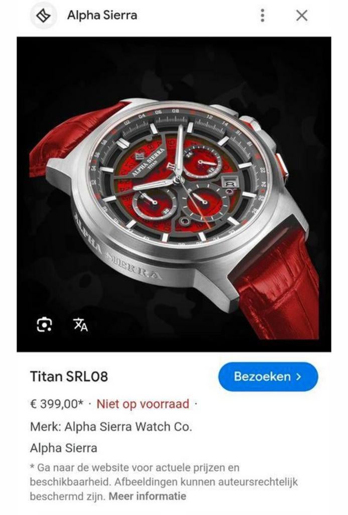 Nouvelle montre, Enlèvement ou Envoi