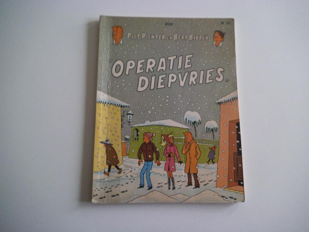 Piet pienter en Bert Bibber 35 Operatie diepvries E.D., Gelezen, Eén stripboek, Ophalen of Verzenden, POM