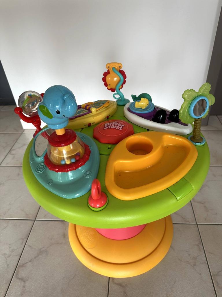 Table jeux pour bébé "Bright Starts", Enfants & Bébés, Jouets | Jouets de bébé, Enlèvement, Utilisé, Autres types, À roulettes