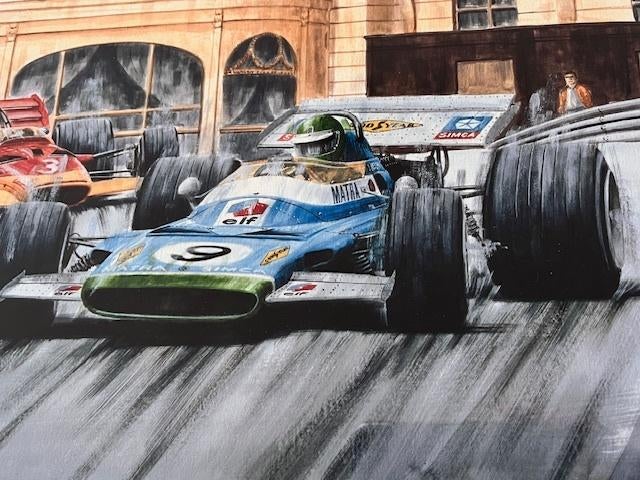 Epreuve Artiste H Pescarolo 'Podium à Monaco' 1970, Ophalen