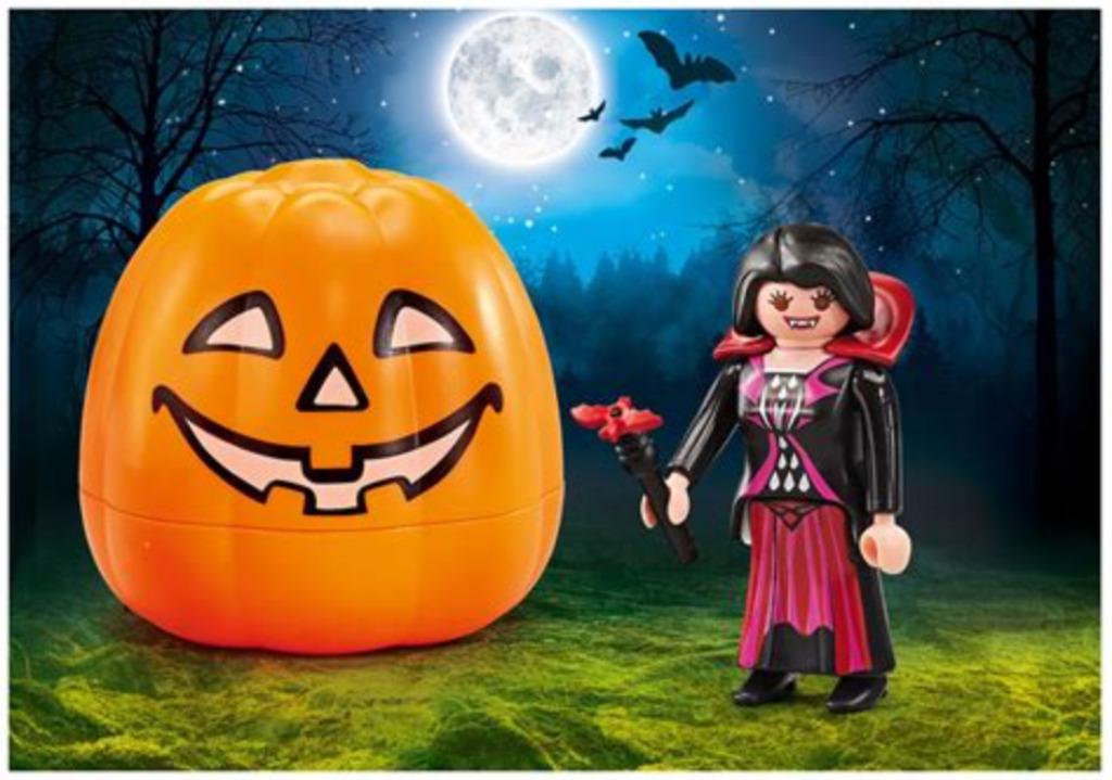 playmobil sets thema halloween pompoen gevuld met poppetje, Ophalen of Verzenden, Nieuw, Complete set