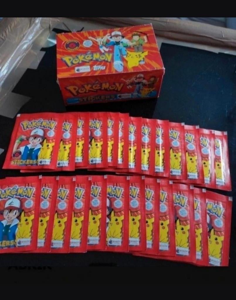 5 POCHETTES POKEMON MERLIN TOPPS SERIE 1, Hobby & Loisirs créatifs, Enlèvement ou Envoi, Comme neuf