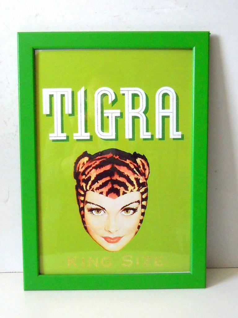 Publicité Retro Tigra dans un cadre - 2, Envoi, Maison et Meubles