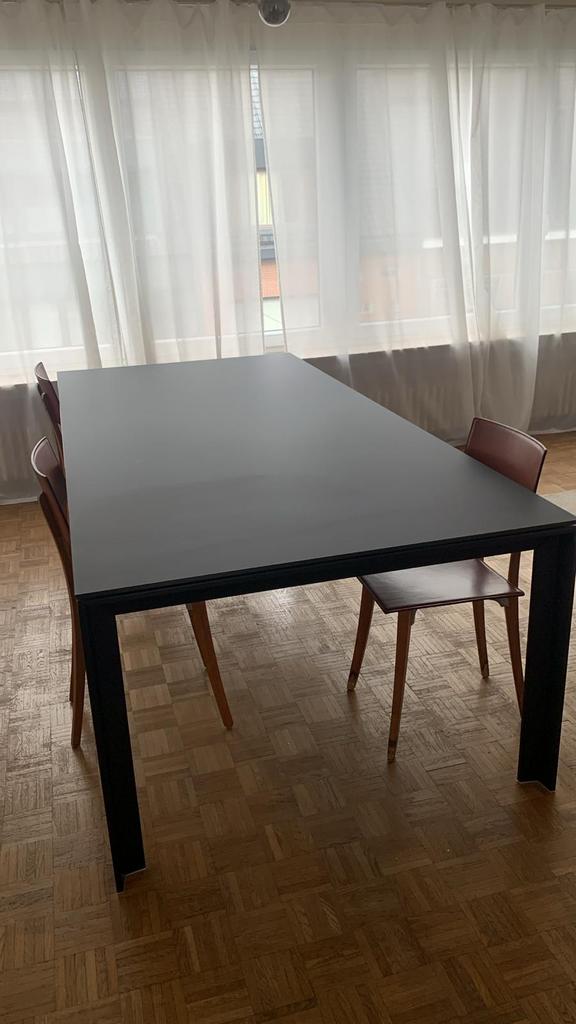 LA PALMA APTA TAFEL 240/110 laminaat fenix black, Enlèvement, Comme neuf