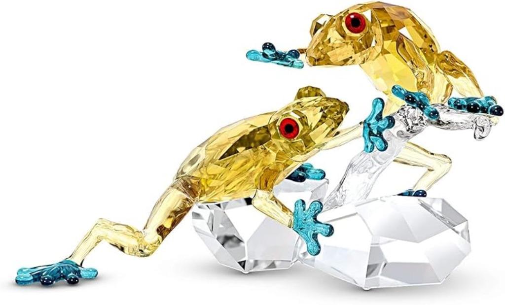 Swarovski | Le paradis des grenouilles en cristal | Nouveau, Collections, Swarovski, Neuf, Figurine, Envoi