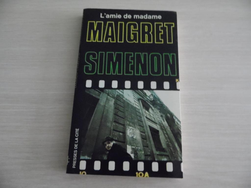 L'AMIE DE MADAME MAIGRET       SIMENON, Boeken, Detectives, Zo goed als nieuw, Ophalen of Verzenden