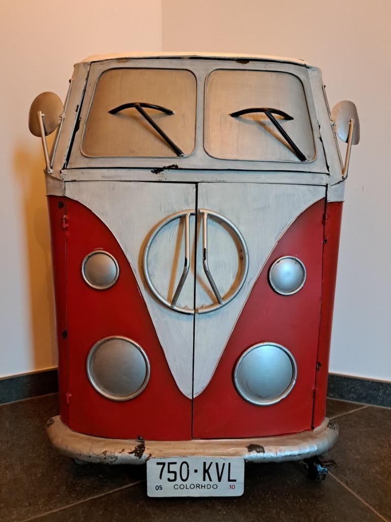VW T1 armoire métallique sur roulettes, Maison & Meubles, Armoires | Commodes, 25 à 50 cm, Moins de 100 cm, Enlèvement, Utilisé
