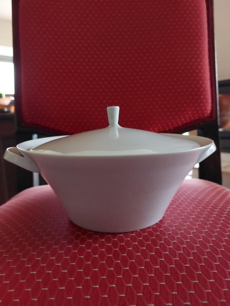 Witte soepkom, Maison & Meubles, Enlèvement, Comme neuf