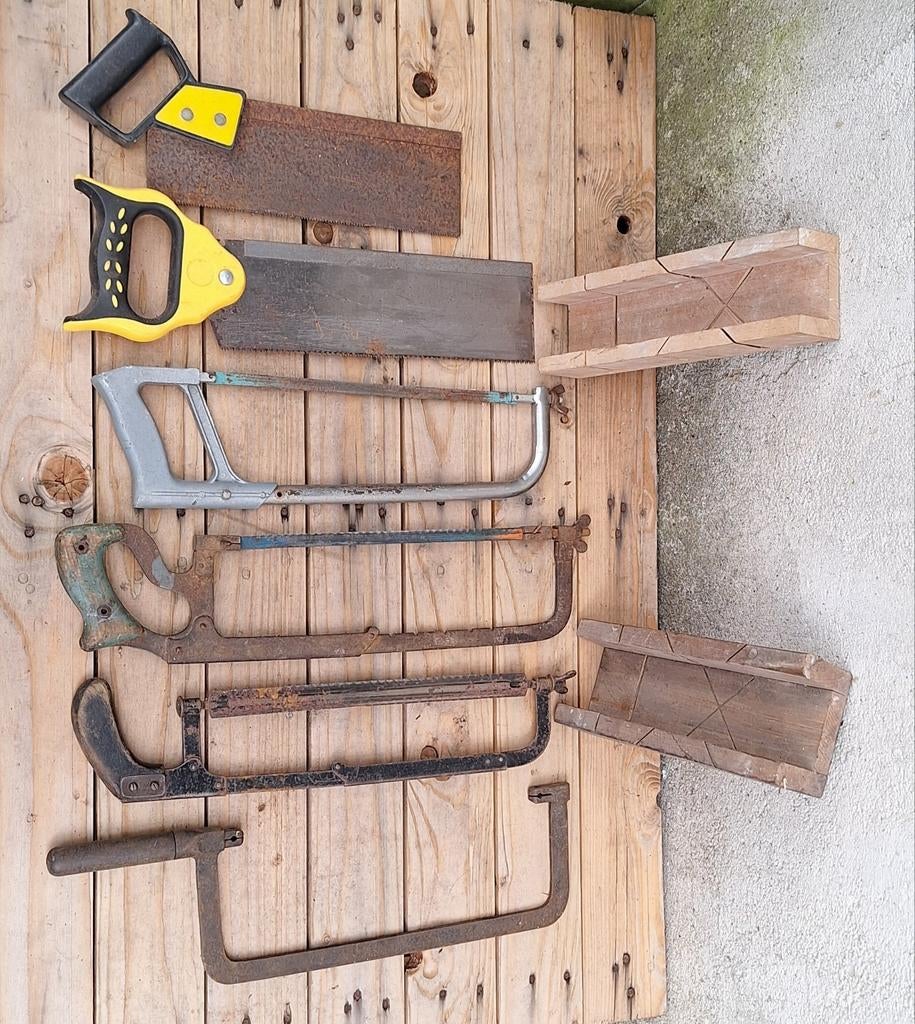 Scies à métaux, scies à main
Lot de 25 euros, Bricolage & Construction, Enlèvement ou Envoi, Utilisé