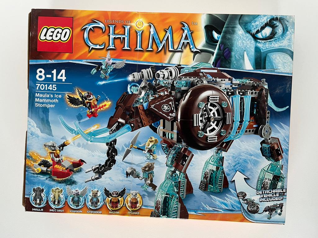 Lego Chima 70145 Ice mammoth stomper, Kinderen en Baby's, Speelgoed | Duplo en Lego, Ophalen of Verzenden, Gebruikt, Complete set
