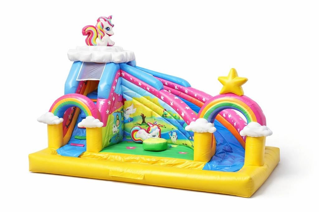 Nieuw springkasteel unicorn water fun, Ophalen