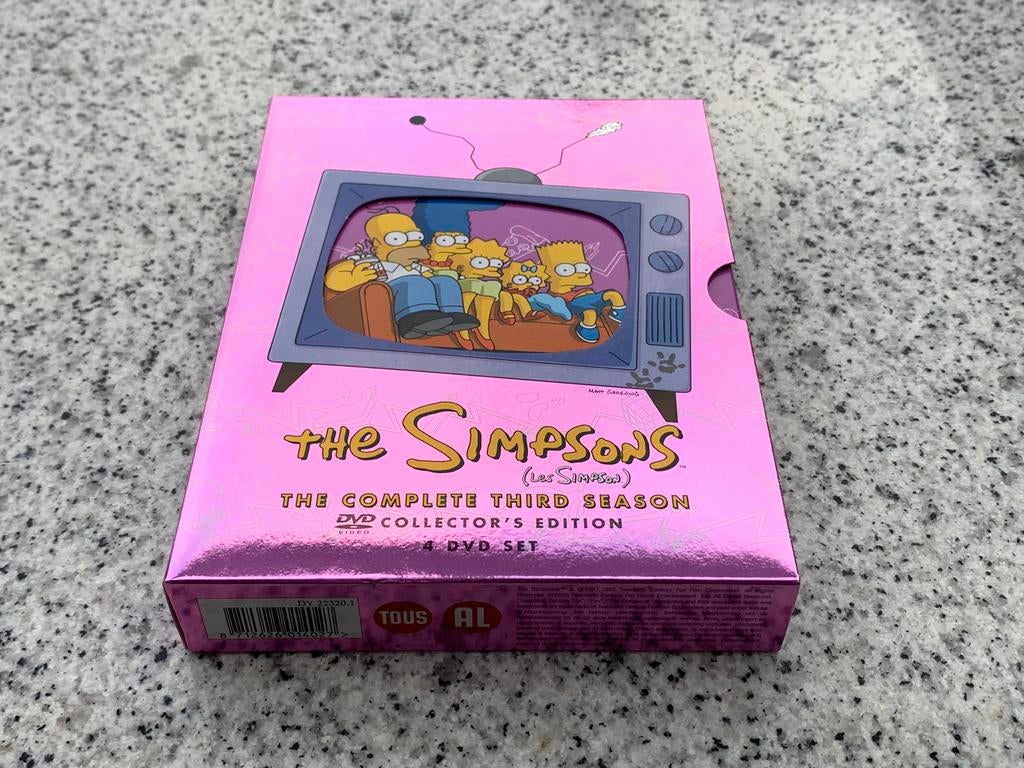 Coffret DVD Les Simpsons saison 3, Enlèvement ou Envoi, Comme neuf