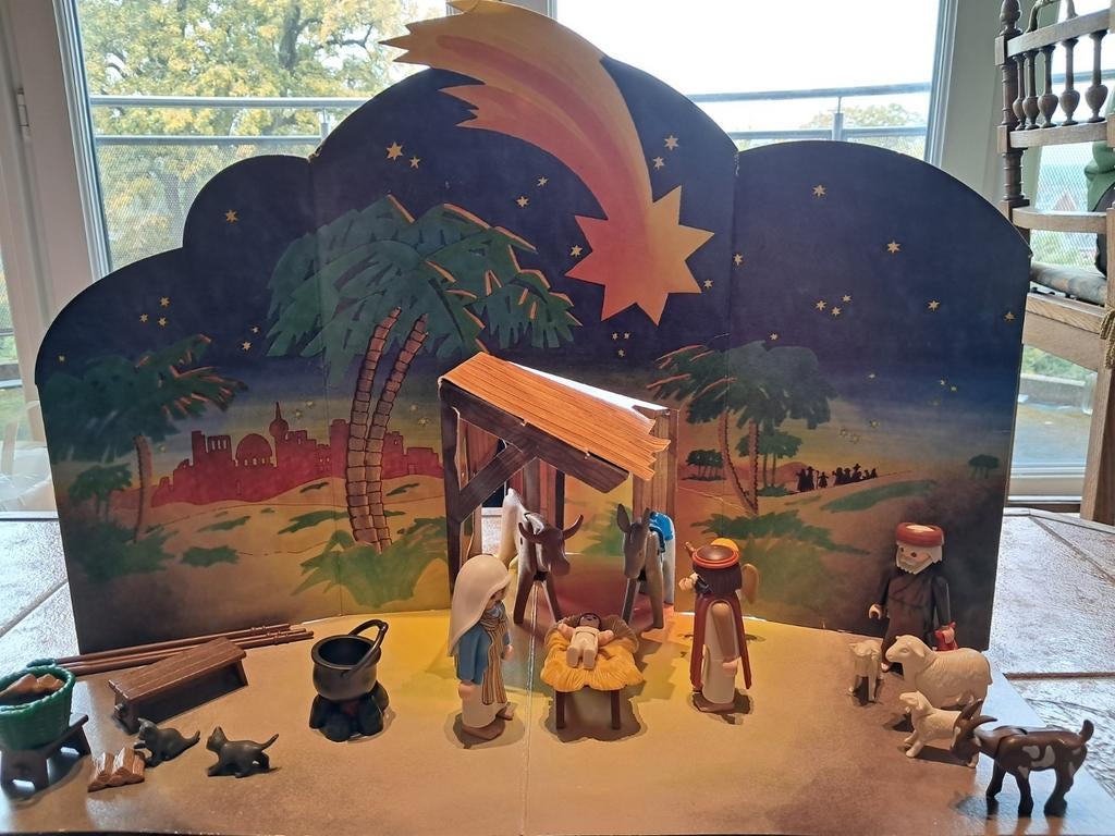 Playmobil 3996 Kerststal, Ophalen of Verzenden, Zo goed als nieuw, Complete set