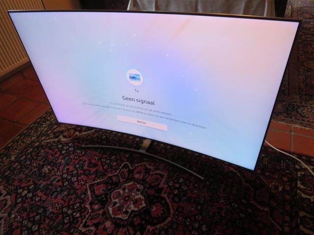 Grote SAMSUNG QLED-TV 65 inch / 163 cm gebogen scherm, TV, Hi-fi & Vidéo, Télévisions, QLED, Comme neuf, Enlèvement, Smart TV