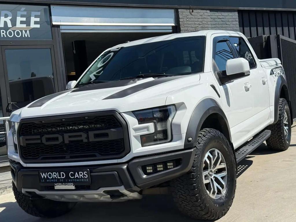 Ford USA F-150 3.5i LPG RAPTOR TVA*BTW EXPORT / MARCHAND, Auto's, 4 deurs, Gebruikt, F-150, Wit