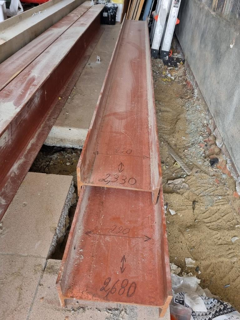 Poutrelles IPE220, Enlèvement