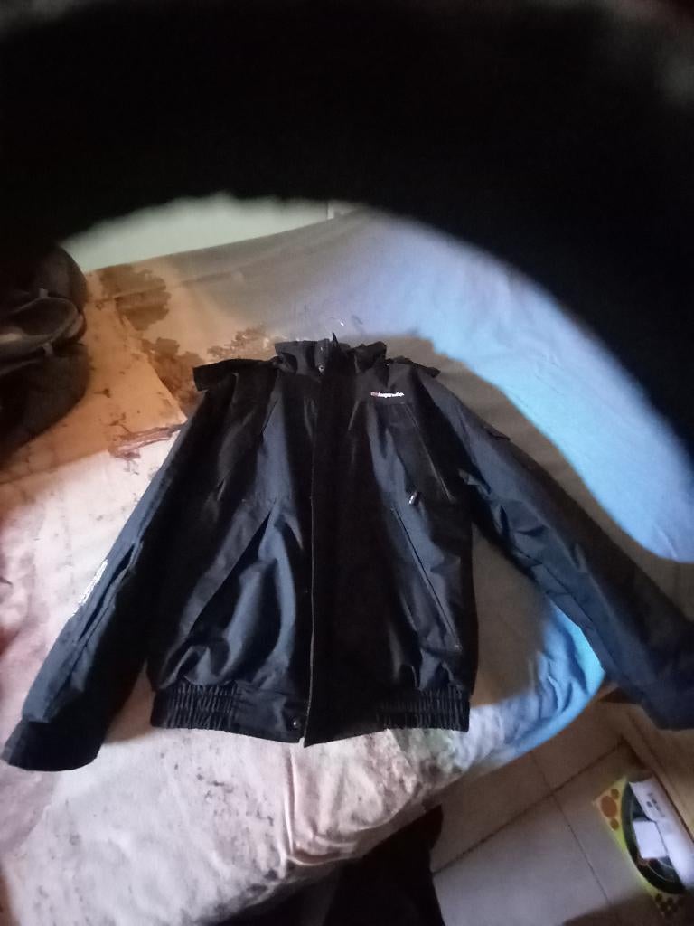 Veste à vent d'hiver, Enlèvement, Comme neuf, Taille 52/54 (L), Noir