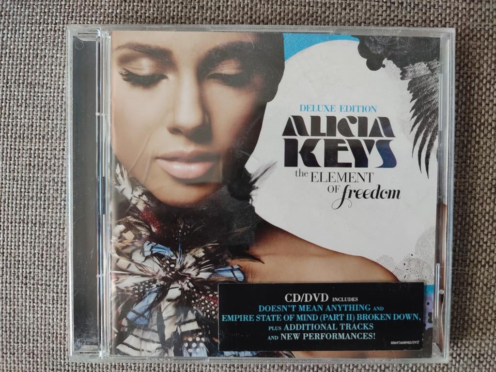 CD + DVD Deluxe edit.: ALICIA KEYS - THE ELEMENT OF FREEDOM, Ophalen of Verzenden, Zo goed als nieuw