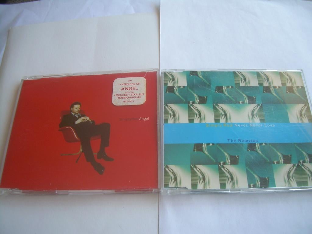 2 MAXI SINGLES - SIMPLY RED, Maxi-single, Ophalen of Verzenden, Zo goed als nieuw, 2 t/m 5 singles