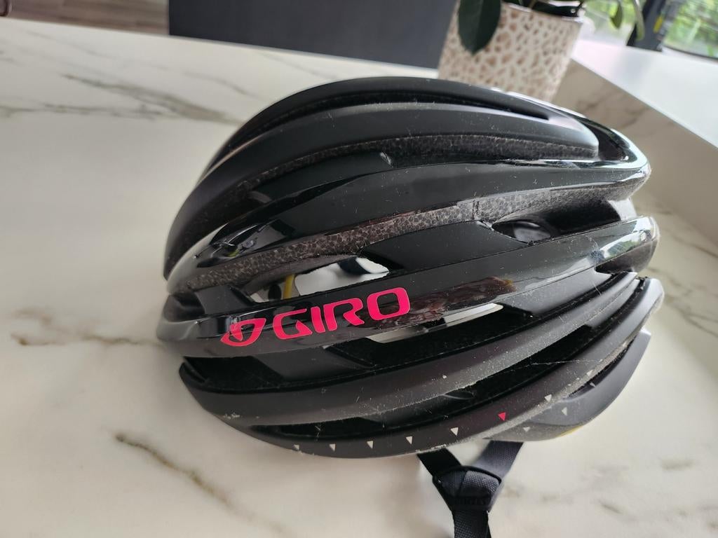 Fietshelm Giro Ember Mips medium zwart/roze, Fietsen en Brommers, Ophalen