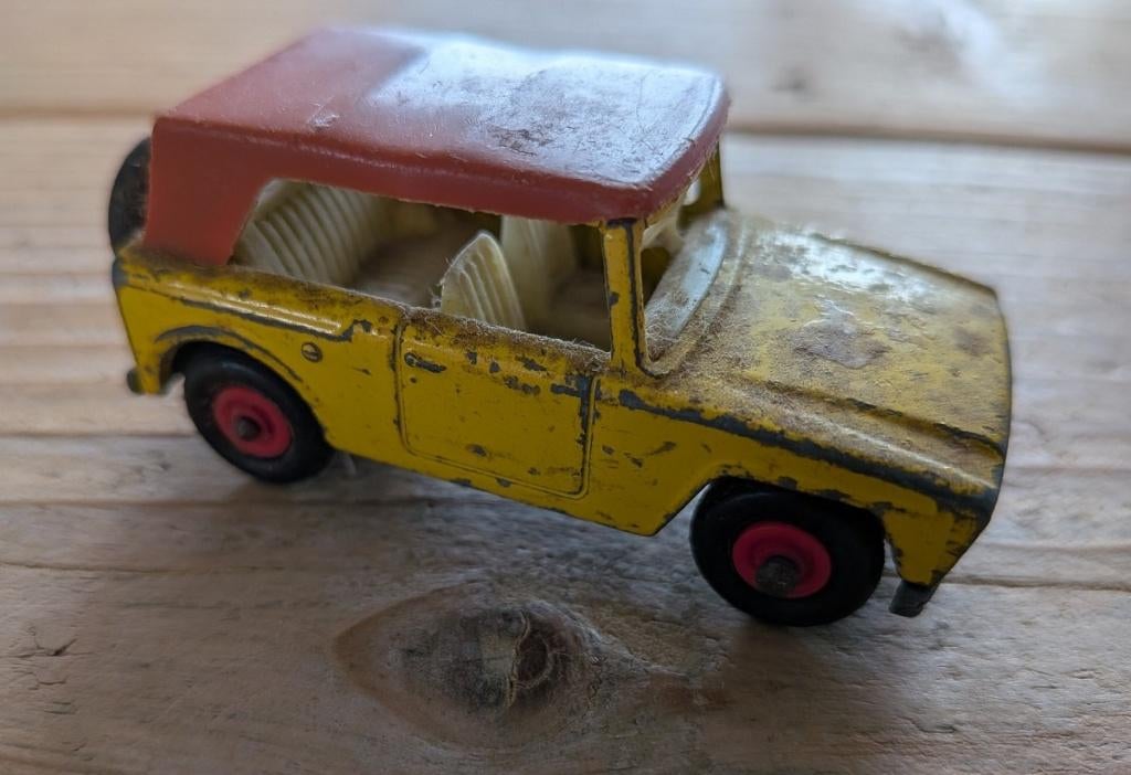 Vintage Lesney Matchbox Field Car 1969 Yellow #18, Ophalen of Verzenden