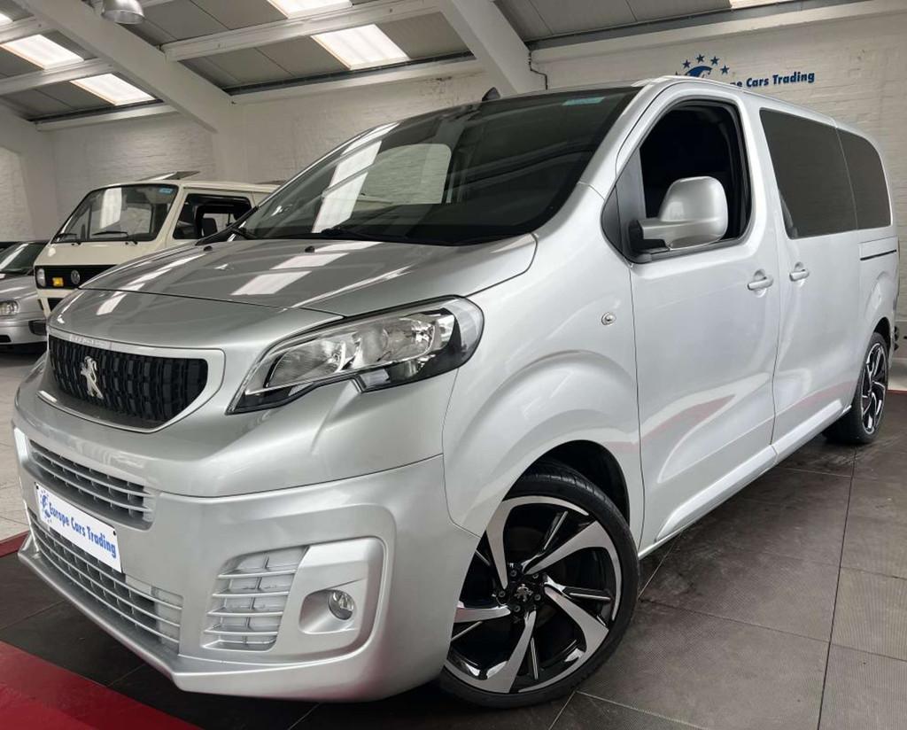 Peugeot Traveller 120CH 1ÈRE MAIN 8 PLACES CLIM GAR 12M, Auto's, Peugeot, Stof, Gebruikt, Zwart, 4 cilinders