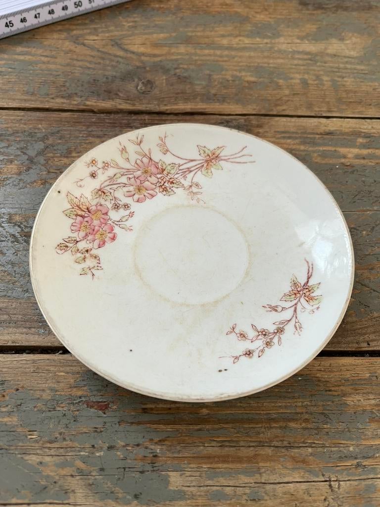 ANTIEK BORDJE LIMOGES BLOEM PATROON, Enlèvement ou Envoi