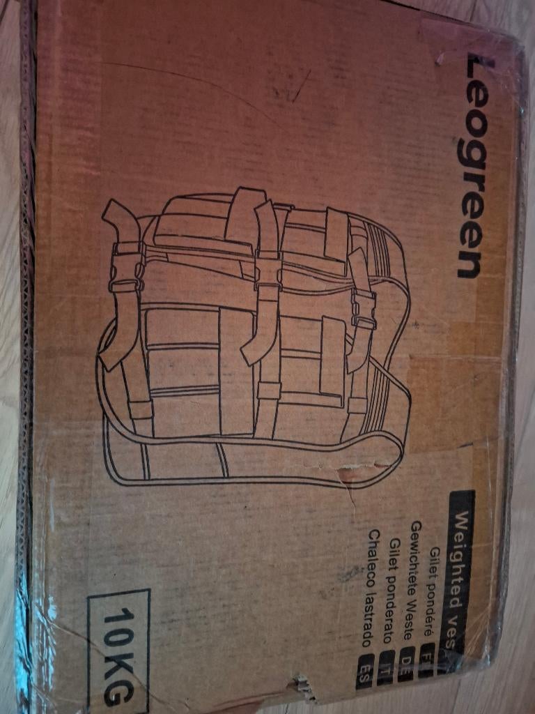 Gewichtsvest 10kg, Sport en Fitness, Fitnessmaterialen, Ophalen, Nieuw, Overige typen