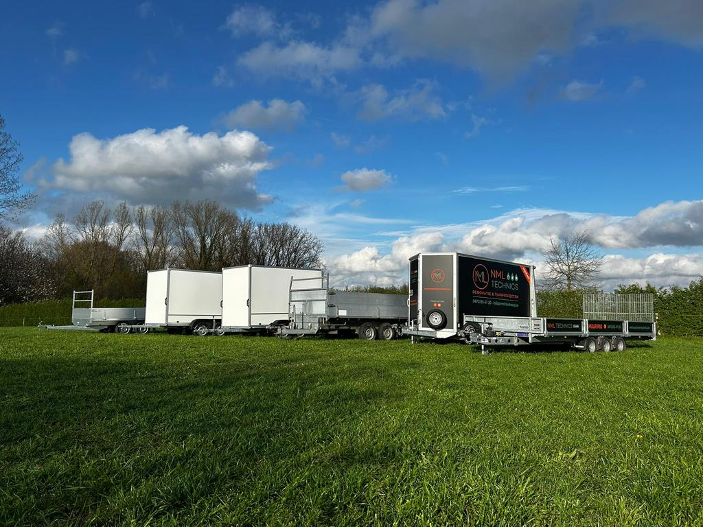 Aanhangwagen te huur–750kg 3000kg 3500kg direct beschikbaar, Auto diversen, Aanhangers en Bagagewagens, Ophalen, Zo goed als nieuw