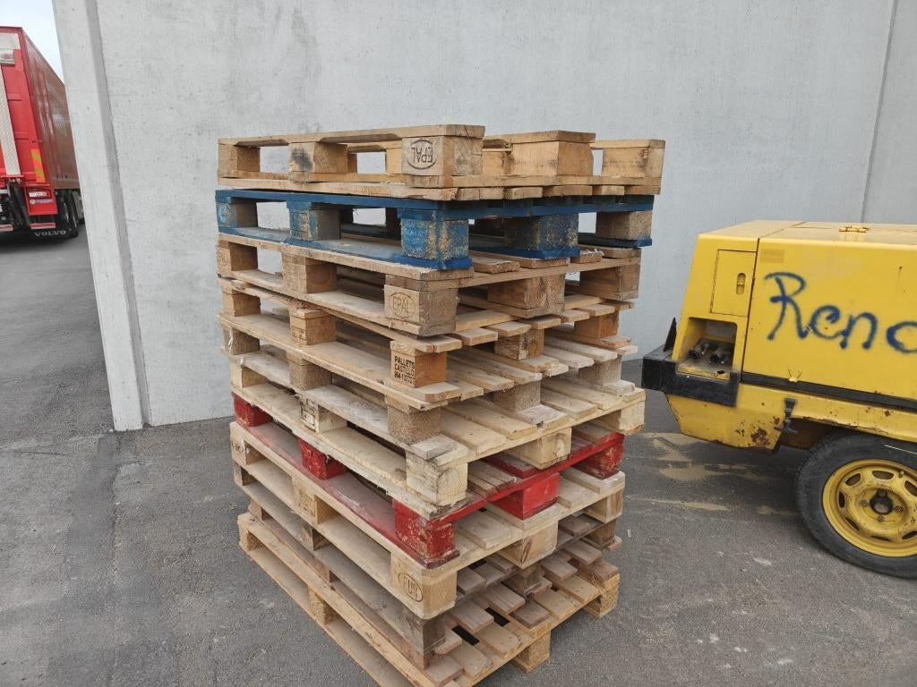 Lot europaletten te koop, Enlèvement, Comme neuf