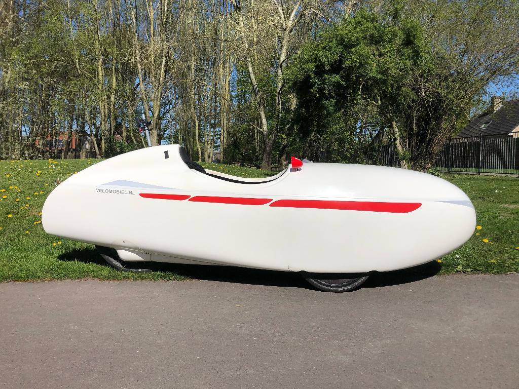 Quest - velomobiel nl - ligfiets - velomobiel, Fietsen en Brommers, Fietsen | Ligfietsen, Zo goed als nieuw, Overige merken, Bovenstuur