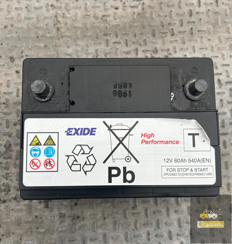 Batterie de voiture 12V 60AH 540A(EN) VW Toyota Seat Audi Ci, Autos : Pièces & Accessoires, Batteries & Accessoires, Toyota, Utilisé