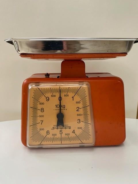 Balance orange rétro vintage Stube (max. 10 kg), Moins de 10 kg, Analogique, Enlèvement ou Envoi, Balance de cuisine