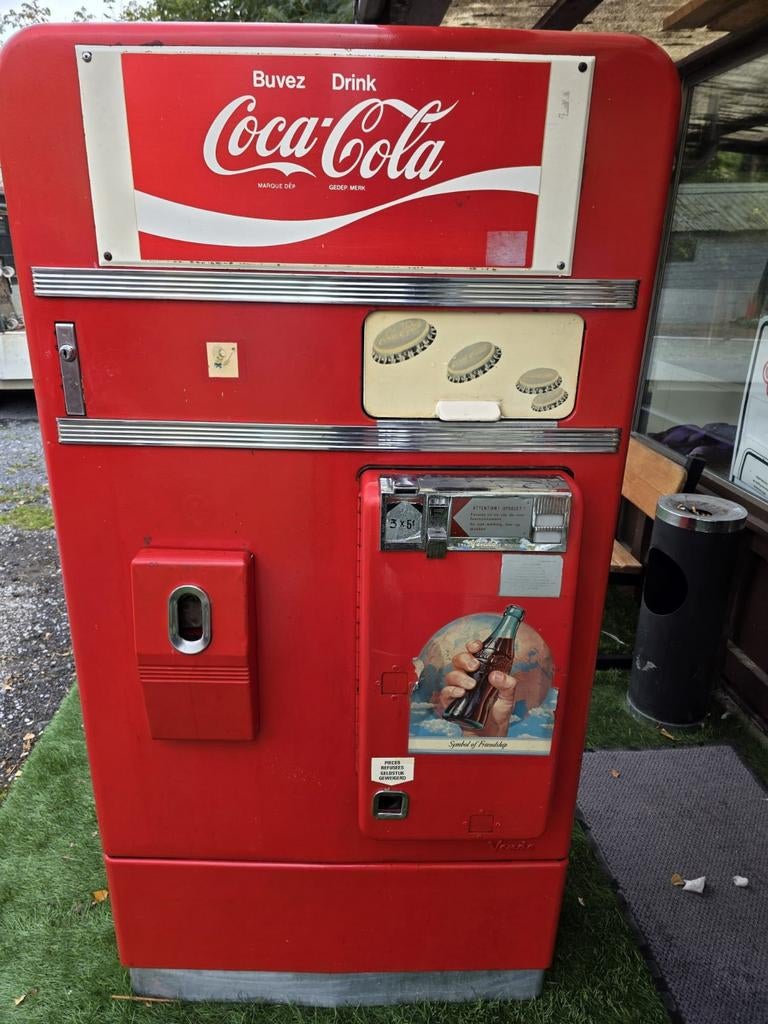 Vintage distributeur de Coca-Cola année 50 en état de foncti, Verzamelen, Automaten | Overige, Ophalen