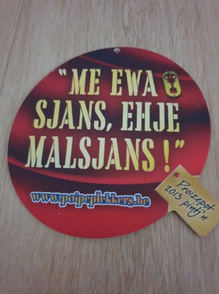 Carnaval Aalst medaille De Poipeplekkers 2013, Enlèvement ou Envoi