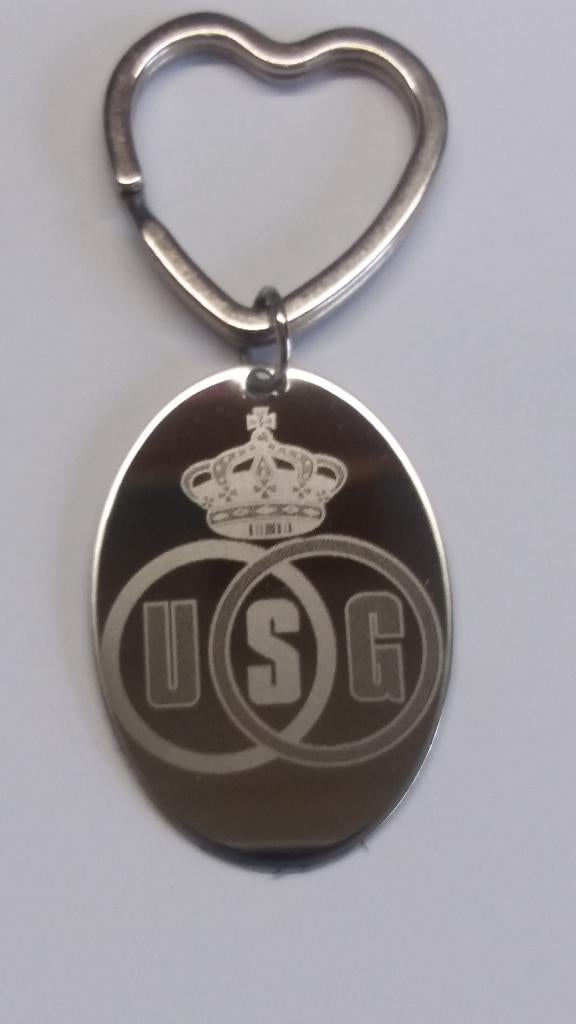 Stalen sleutelhanger: UNION SAINT GILLOISE, Ophalen of Verzenden, Nieuw, Merk