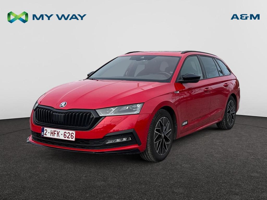 Skoda Octavia Combi Octavia SW 1.5 TSI eTec MHE Sportline DS, Auto's, Automaat, Airbags, 127 g/km, Break