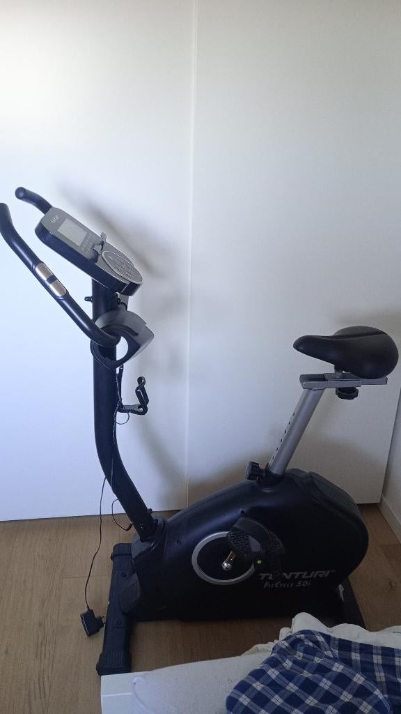 Tunturi 50i hometrainer, Comme neuf, Enlèvement, Vélo d'appartement, Métal